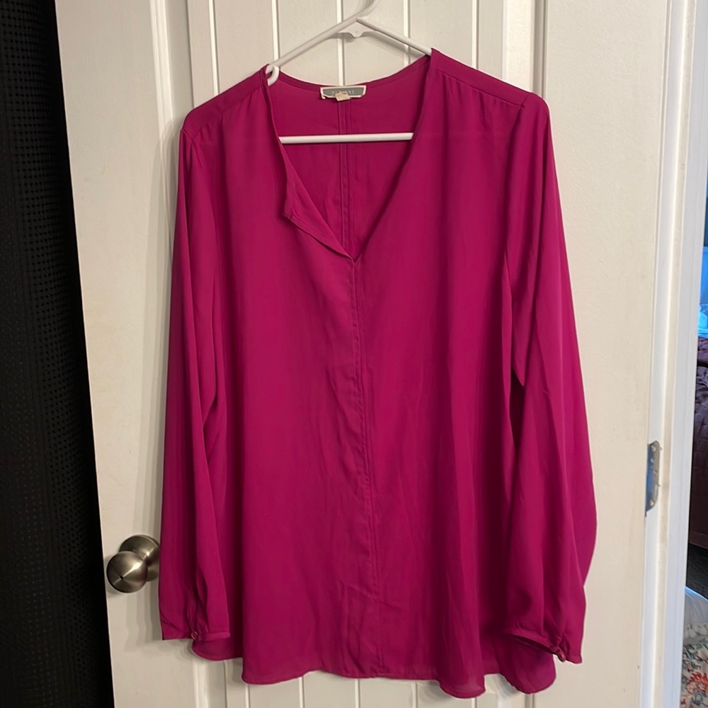 Pleione long sleeved blouse.